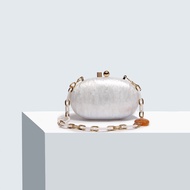 Cross-border Export Dinner Bag Womens Clutch Bag Acrylic Slug Style Niche Fashion Chain Crossbody Ev