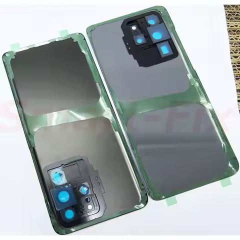 (OEM) For SAM-S20 Ultra 5G S20U S20ultra Glass Battery Cover G988 Hard Back Lid Rear Housing Case Sh