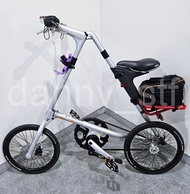 割愛收藏👍🏻STRiDA EVO 3 18吋 專利三速系統  鋁合金 摺合單車 Folding Bike 少改裝 多原裝配件 媲美 Birdy / Brompton