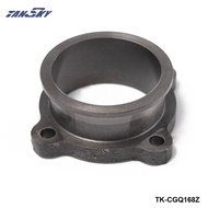 Cast Iron 2.5" 4 Bolt To 2.5" V Band Turbo Exhaust Downpipe Flange Conversion Convert Adapter TK-CGQ