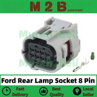 Ford C-Max E350 Mustang Rear Lamp Harness Socket Connector 8 Pin