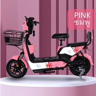 จักรยานไฟฟ้า สกู๊ตเตอร์ไฟฟ้า มอเตอร์ไซร์ไฟฟ้า รถไฟฟ้า A5 แบตเตอรี่ 36V12A สำหรับผู้ใหญ่ ประกอบพร้อมข