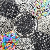 (100 PCS) DIY Bracelet Beads / DIY Beads / Number Bracelet Beads / Mote / Letter Beads / Variation B