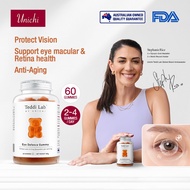【Official】Unichi Eye Defence Teddi Lab Gummy (60 Gummies) Protect Vision，Support Eye Macular，Retina 
