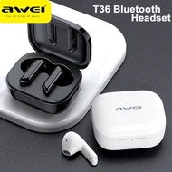 Awei T36 Earphone Wireless Earphone - Awei Earbud Wireless - Earphone Bluetooth - Bluetooth Earbuds