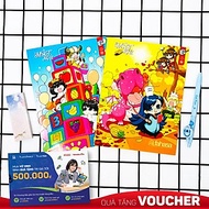 Combo 5 Tập Học Sinh 4 Ô Ly 100 Trang ĐL 100g/m2 - FAHASA - Lớp Học Mật Ngữ (Mẫu Màu Giao Ngẫu Nhiên