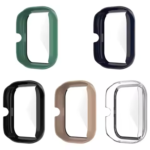 PC+ Tempered Glass Case for Amazfit GTS 2 mini Integrated Watch Case All-inclusive Screen Protector 