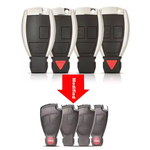 jingyuqin Modified Car Key Shell Case Cover For Mercedes Benz B C E ML S CLK CL Replacement Smart Ca