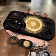 招财金罗盘适用p50/p50E手机壳防摔p50pro全包高级感小众潮 Lucky Gold Compass phone case for p50/p50E, shockproof, full cove