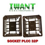 Socket PLCC 32PIN SMD SOCKET IC PLCC 32 PIN SOCKET IC 32 LEGS SMD