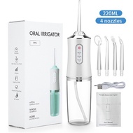 Electric Dental Flosser Portable Water Dental Floss Remove Dental Calculus Rechargeable Handheld Hou