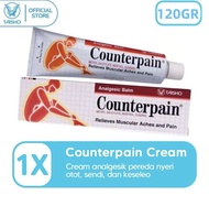 ⭐100% ORI⭐Counterpain 120gr Taisho Counterpain Cream Pereda Nyeri Otot & Sendi - Ready