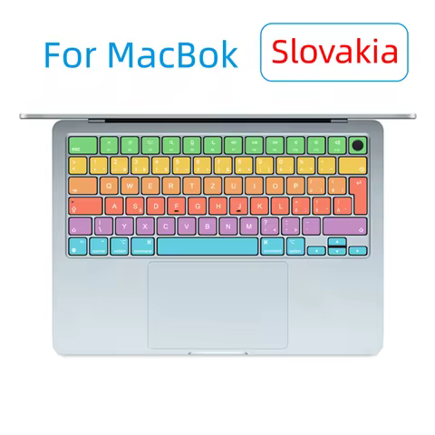 Suitable for (Slovakia) Apple MacBook Notebook Keyboard Sticker Button Sticker Air2025 (M2 M3 M4) Pr