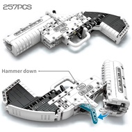 Compatible with LEGO Công nghệ Series Tín hiệu Súng ngắn Khối xây dựng Vũ khí quân sự Súng ngắn Gạch