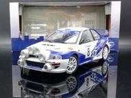 【MASH-2館】現貨特價 Solido 1/18 Subaru Impreza S5 WRC #8 Rossi