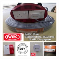 MK Switch Socket 13a 7meter 2Gang Extension