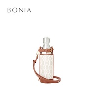 Bonia Brown La Luna Monogram Water Bottle &amp; Holder