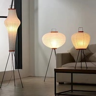 Jpanese floor lamp Noguchi Akari rice paper lamp tripod light Bedroom Bedside Lamp sofa living room 