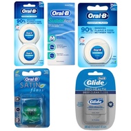 Oral B Essential Floss/ Satin Dental Floss/ Glide Pro Health Floss/Super Floss