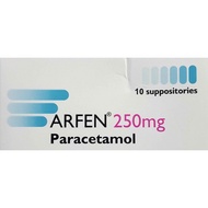 ARFEN[PARACETAMOL] 250MG SUPPOSITORIES 5s/STp