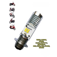 2PCS Motorcycle LED Headlight Bulb T19 P15D H4 Original LED Headlight Components