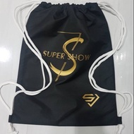 Super junior super show 7 drawstring bag backpack string bag kpop