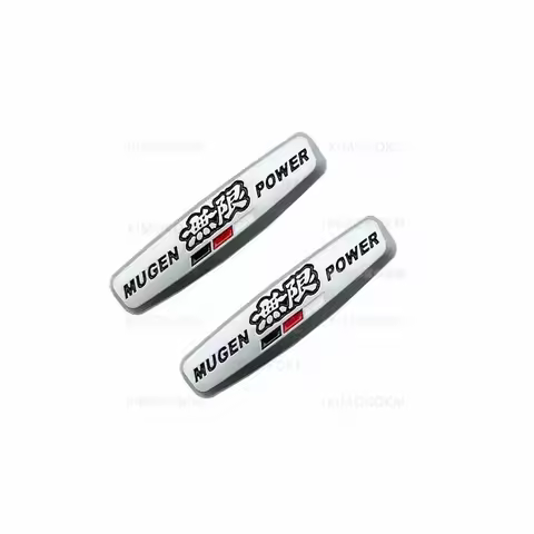 3D Metal Car Emblem Seat Stickers For MUGEN Refitting Sticker For Honda Mugen Power Logo Typer Civic