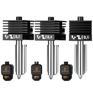 3PCS Nozel Keluli Keras untuk Pencetak 3D Bambu Lab A1/A1 Mini/P2S/A2L/H2D/H2S/H2C, Penggantian Hot 