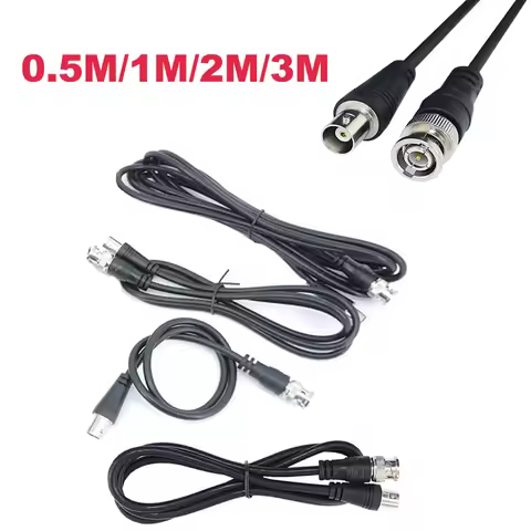 BNC Male to Female Plug CCTV Extension Coaxial Line BNC Cable Security Monitoring Camera Accessories