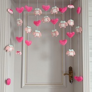 Aesthetic Princess Heart Decorative Curtain