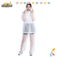 EMILEE Raincoat Set, Eva Full Coverage Split Raincoat, Lightweight Adjustable Strengthen buttons Win