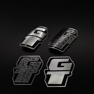 GT American Mountain Bike BMX Car Logo Decorative Sticker Reflective Logo Head Management Logo Acces