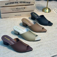 Benzafa - Sakura Sandal Heels 5 cm Heel HeightWanita, Simple Design, Available in Sizes 36 to 42