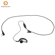 Security Earhanger Headset Earpiece Earphone for  Radio Black