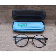 At327kt Reading Glasses Double Focus Oval Model Plastic Material TR Flexible Unisex