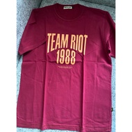 TSHIRT T-SHIRT RAWTYPE RIOT TEAM 1988 SIZE L