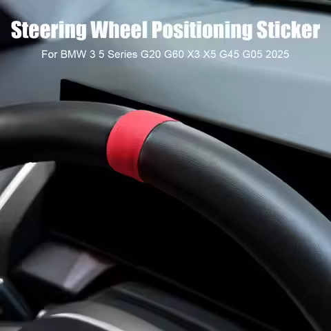 Car Steering Wheel Alignment Sticker for BMW 3 5 Series G20 G60 X3 X5 G45 G05 Center Line Interior S