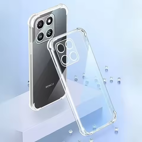 Transparent Phone Case For Honor 400 Smart 5G Soft Silicone For Honor X7D 5G Back Cover Clear Case H