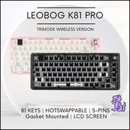 [READY STOCK] Leobog K81 Pro 75% With LCD Screen for Gif Mechanical Keyboard Keebs Project
