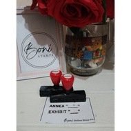 Notary Stamp | "ANNEX" Stamp | "EXHIBIT" Stamp