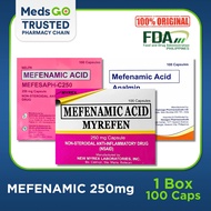 Mefenamic 250mg 1 Box x 100 Caps (Dolfenal generic)