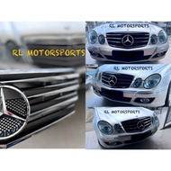Mercedes Benz w211 2003 2004 2005 2006 2007 2008 sport e43 e63 amg sport front grill grille sarung b
