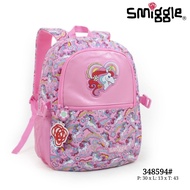 Smiggle Backpack Pink School Bag For Girls