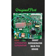 SHARP REFRIGERATOR MAIN PCB BOARD ORIGINAL PART SJ-P60MFM-S SJ-P60MFM-K SJP60MFM (C324)