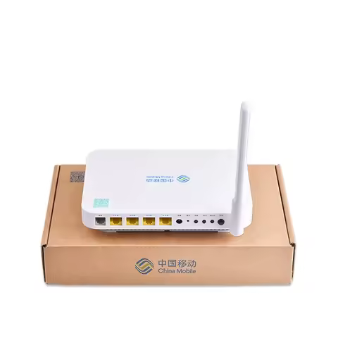 Alcatel G-140W-ME ONU ONT 4GE+1VOICE+2USB+WIFI 2.4G&5G Router GPON English Version fiber modem