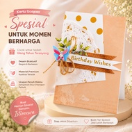 Sineul Art Vintage Wishes Birthday Card