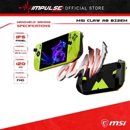 MSI Claw A8 BZ2EM-028 (AMD Ryzen Z2 Extreme /24GB RAM/1TB SSD/8.0" FHD+ Touch 120Hz IPS) Neon Green