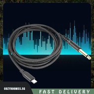 Type C To 6.35mm 1/4 Inch TS Guitar Audio Cables for  15   Book
