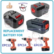 REPLACEMENT BATTERY BATERI CORDLESS DRILL DRIVER CHARGER EPC12 12V EPC14100K 14V EPC12K2 EPC14 EPC18
