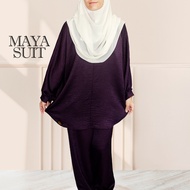 TUDIAA MAYA SUIT - Loose Mini Kaftan Muslimah / Muslimah Blouse / Mini Kelawar Lengan Panjang / Free Size Long Sleeve